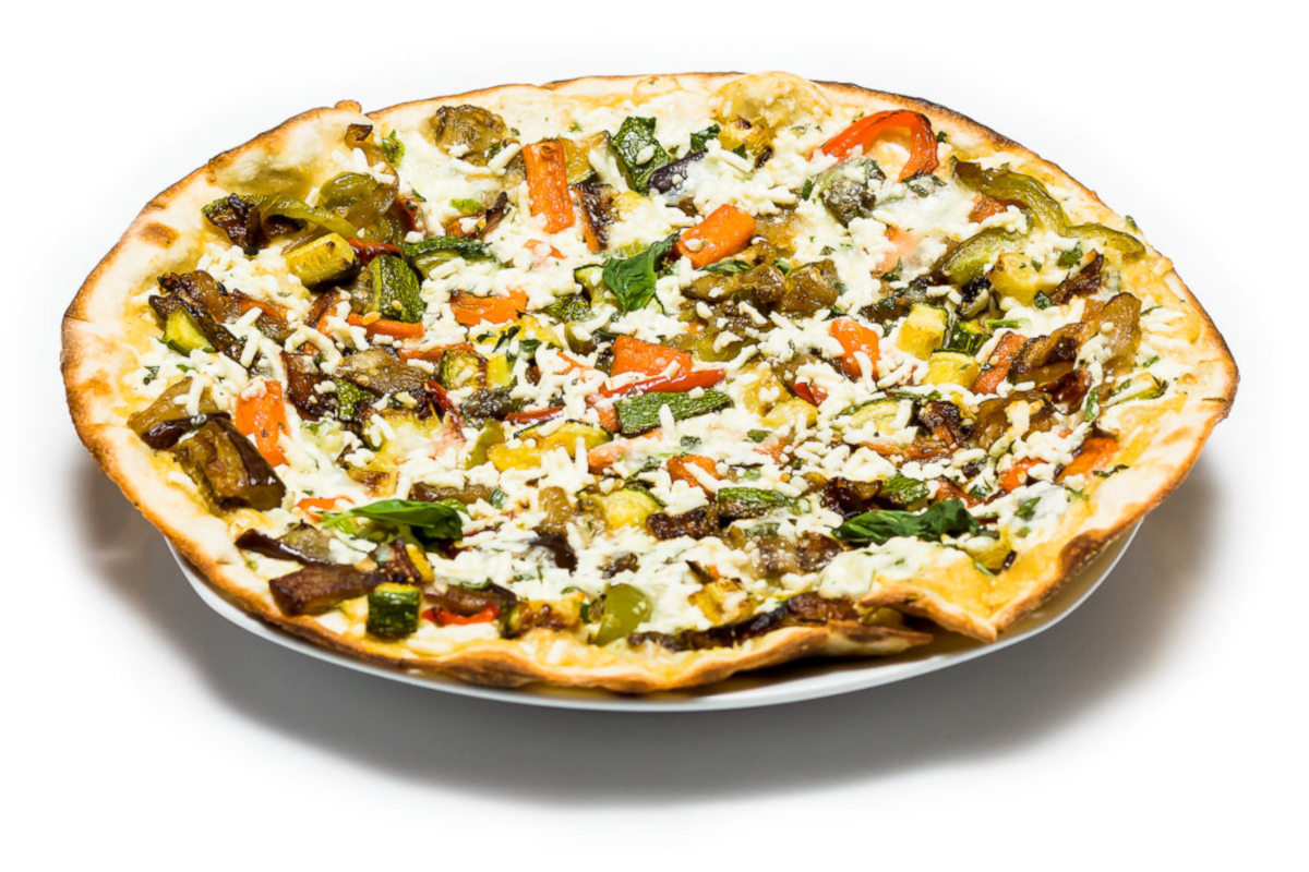 grilled vegetables flatbread